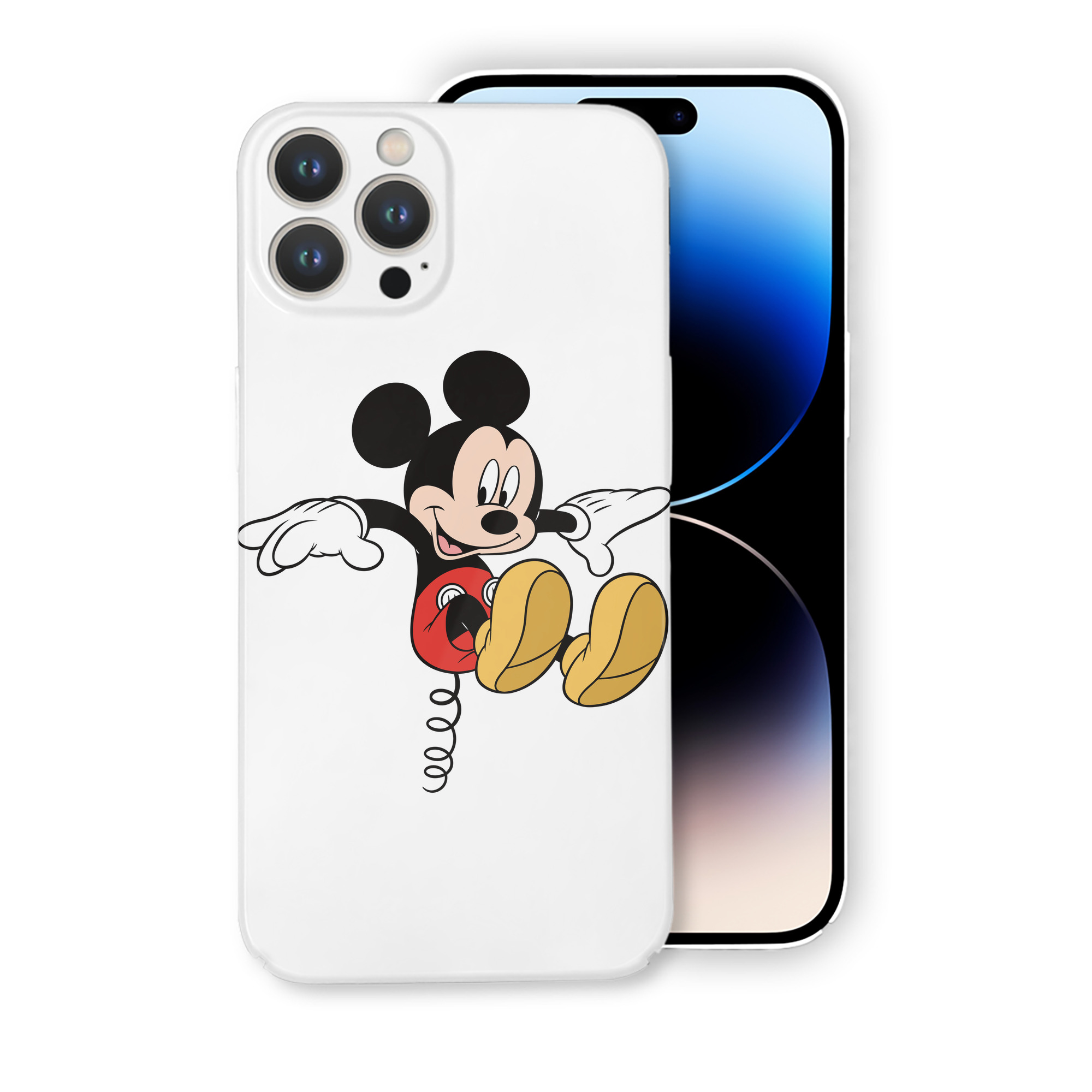 （画像用） ミッキーマウス Mickey Mouse 【iPhone 14シリーズ対応】ハードケース